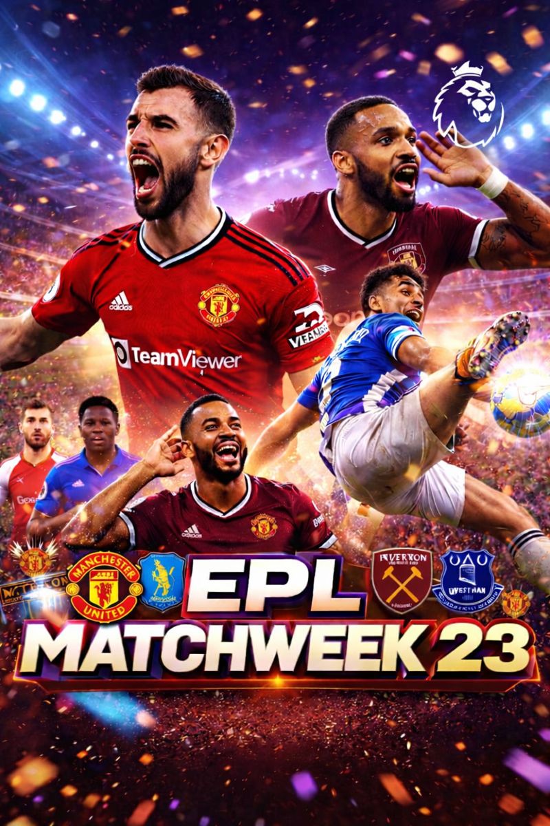 EPL Matchweek 23: Chaos at the Top, Cinema Everywhere